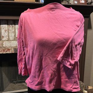 Talbots Pink Casual Shirt